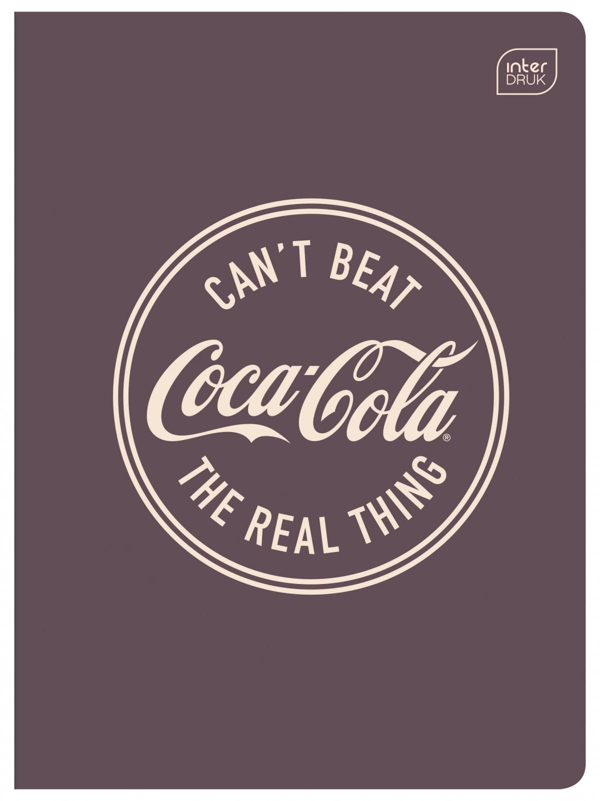 Zeszyt A5/60K kratka M Hybrid Coca Cola 70g Interdruk